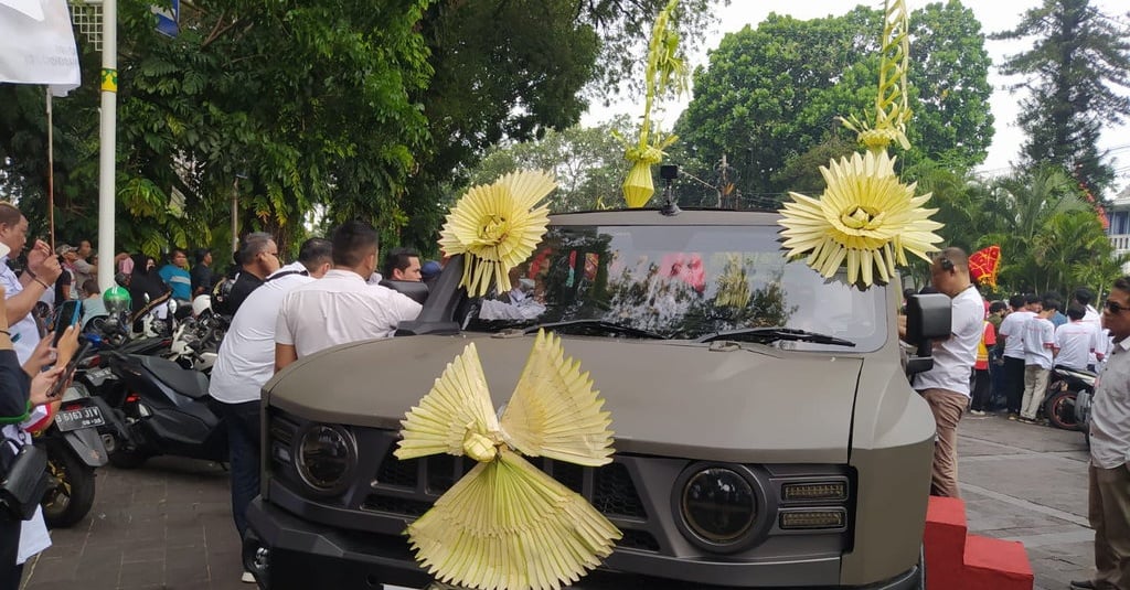 Prabowo-Gibran akan Naik Mobil Pindad Maung dari Taman Suropati