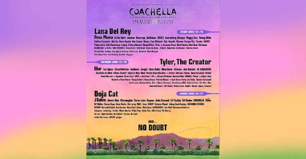 Line Up Coachella 2024, Jadwal Acara, dan Lokasinya