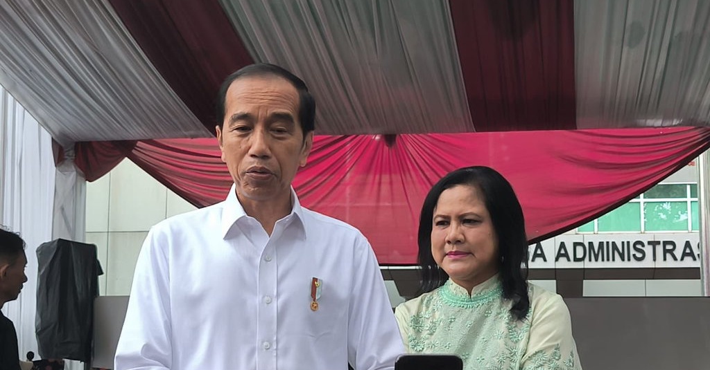 Usai Gunakan Hak Pilih, Jokowi Ingatkan Soal Pesta Demokrasi