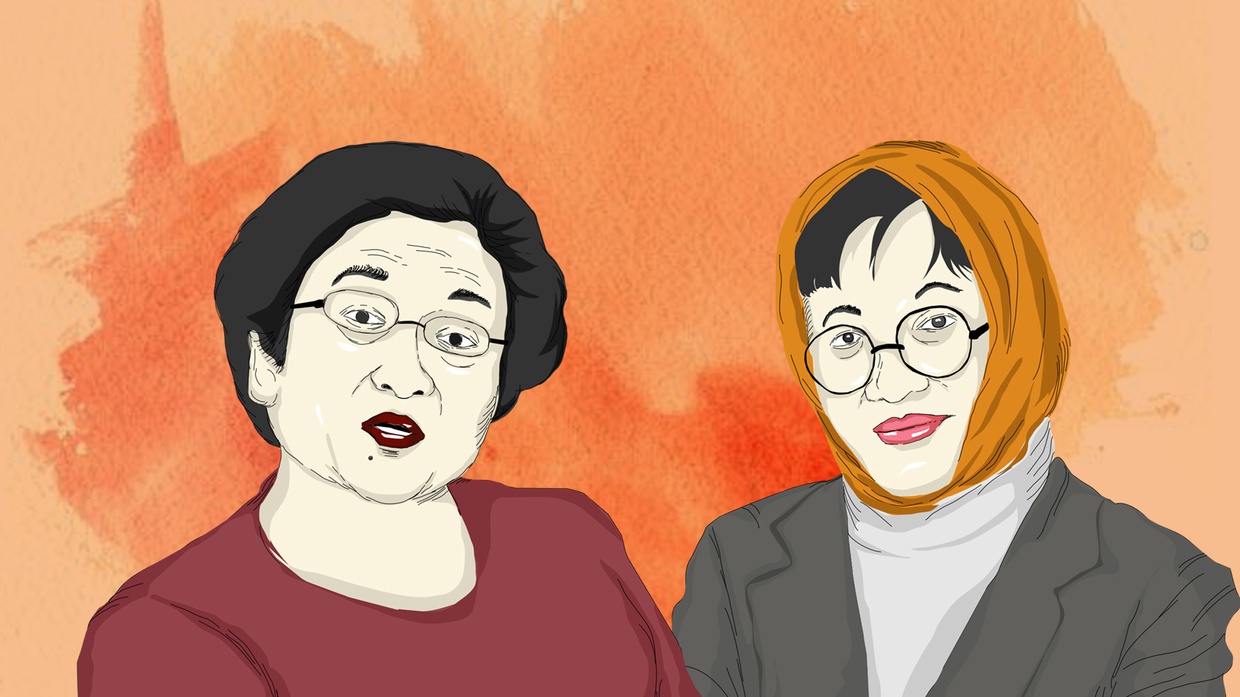 Tutut dan Mega, Dua Putri Presiden RI Tutut dan Mega, Dua Putri Presiden RI