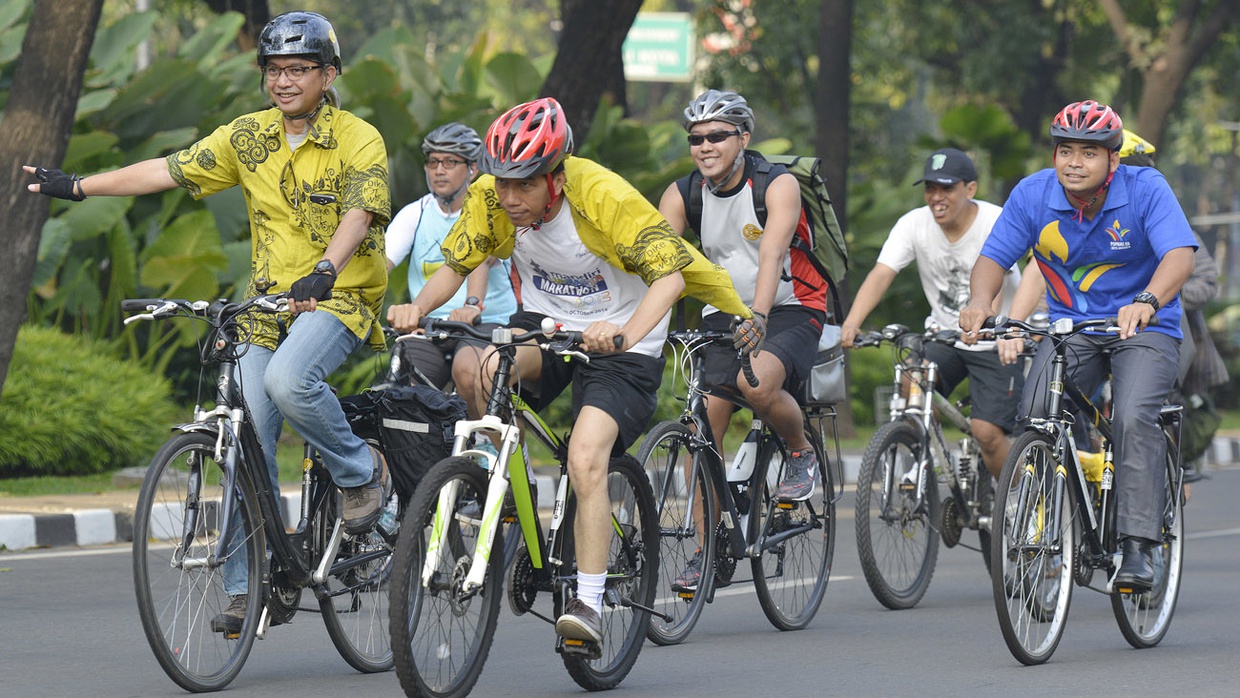 Beda Sepeda Jokowi dan Sukarno Beda Sepeda Jokowi dan Sukarno