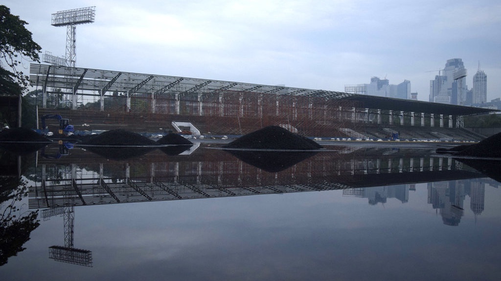 Progres Renovasi Stadion Madya Jelang Asian Games Progres Renovasi Stadion Madya Jelang Asian Games