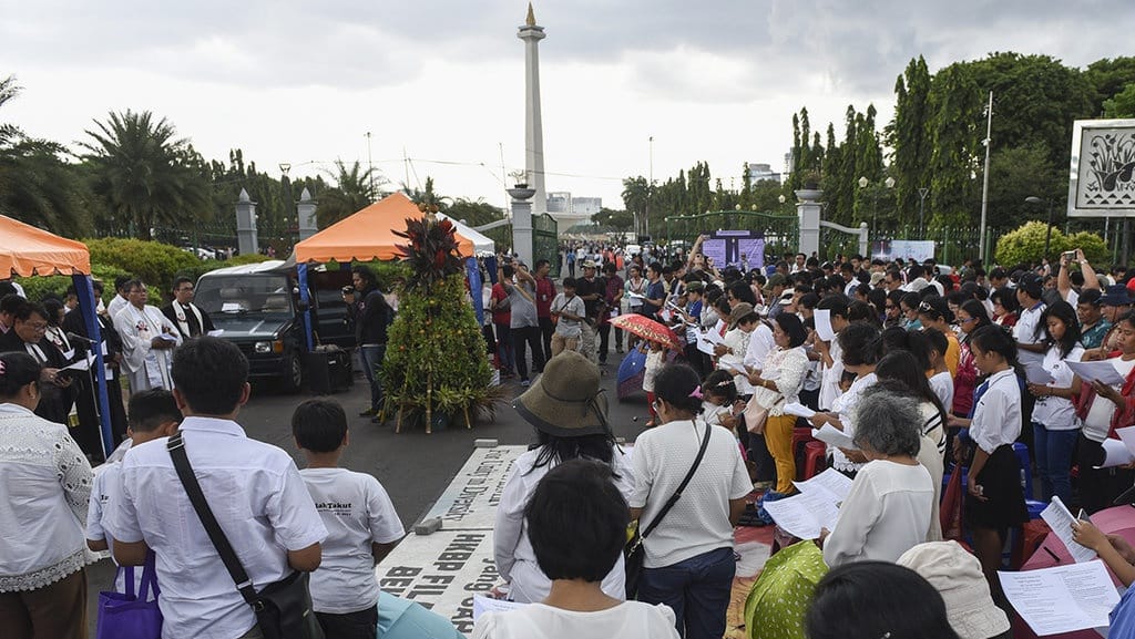 Gereja Ditutup, GKI Yasmin Kembali Ibadah Natal di Istana Merdeka Gereja Ditutup, GKI Yasmin Kembali Ibadah Natal di Istana Merdeka
