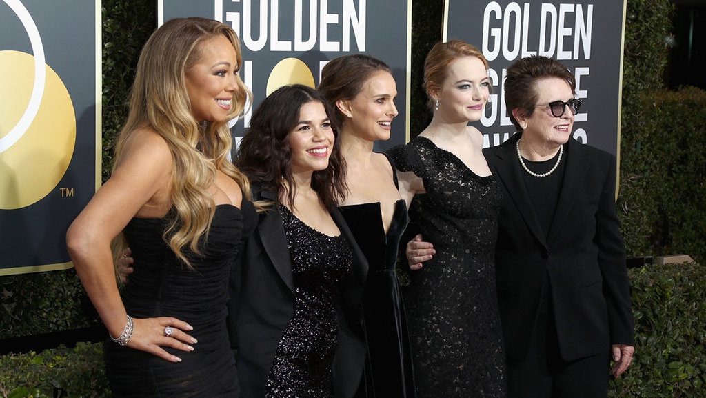 Heboh Skandal Pelecehan Hollywood, Seleb Kampanye di Golden Globe Heboh Skandal Pelecehan Hollywood, Seleb Kampanye di Golden Globe