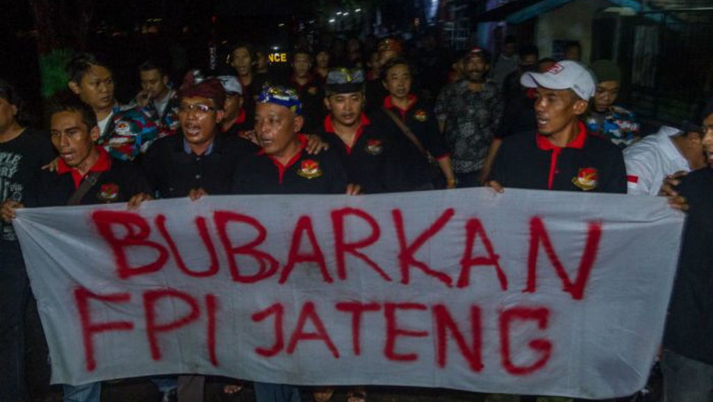 Jejak Aksi-Aksi Tolak FPI di Berbagai Daerah Jejak Aksi-Aksi Tolak FPI di Berbagai Daerah