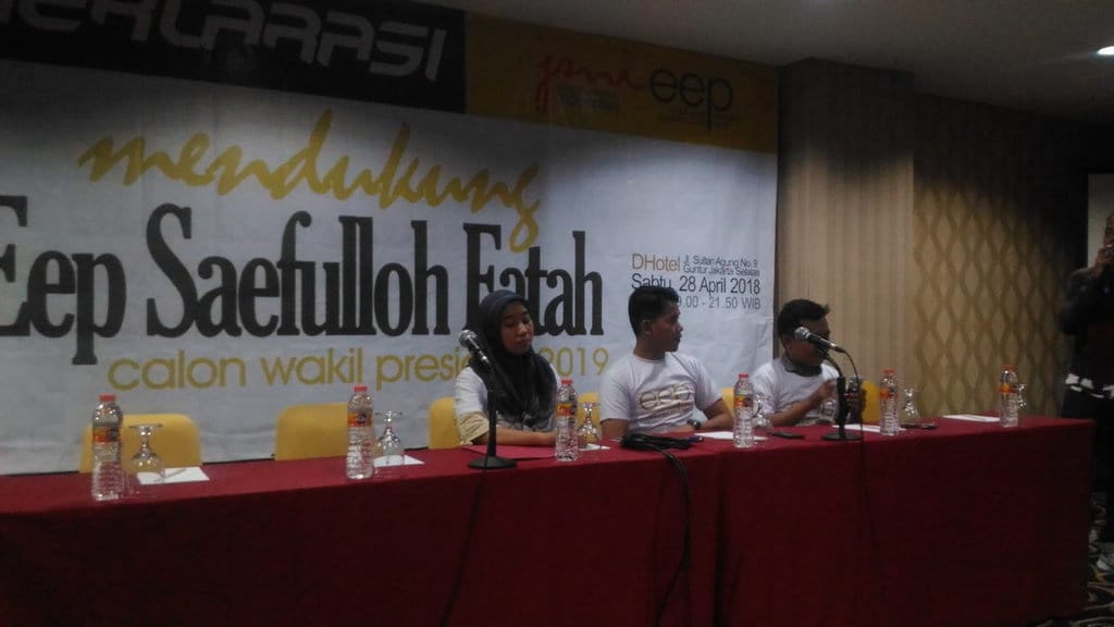 JMI Deklarasikan Eep Saefulloh Fatah Sebagai Cawapres 2019 JMI Deklarasikan Eep Saefulloh Fatah Sebagai Cawapres 2019
