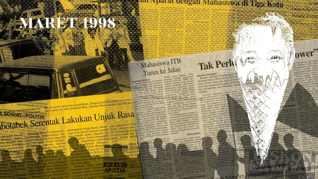 20 Tahun Reformasi: Yang Terjadi Sepanjang Maret 1998 20 Tahun Reformasi: Yang Terjadi Sepanjang Maret 1998