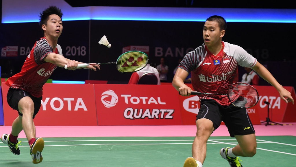 Semifinal Piala Thomas 2018, Marcus/Kevin Main di Partai Kedua Semifinal Piala Thomas 2018, Marcus/Kevin Main di Partai Kedua