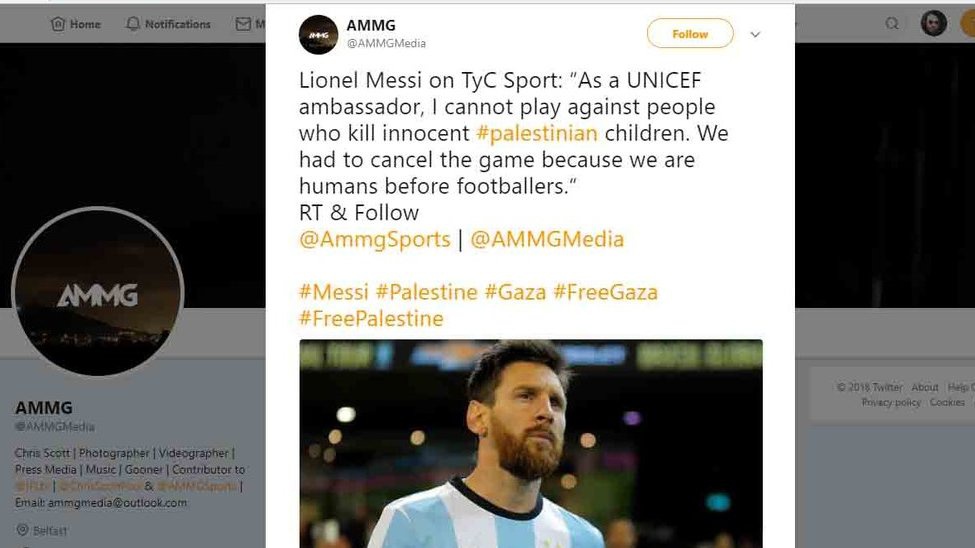 Hoax Soal Lionel Messi dan Pembatalan Laga Israel vs Argentina Hoax Soal Lionel Messi dan Pembatalan Laga Israel vs Argentina