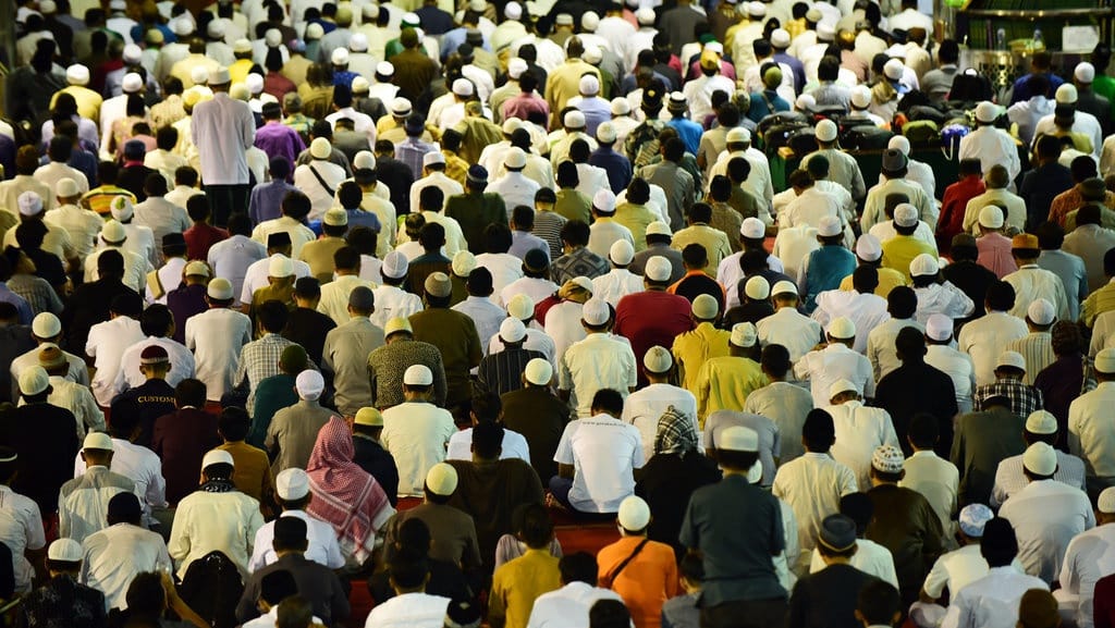 Aa Gym Khotbah Soal Kejujuran Saat Salat Idul Fitri di Istiqlal