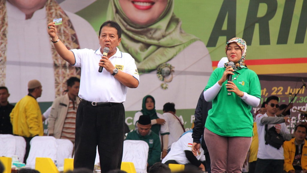 Hasil Quick Count Pilgub Lampung 2018, Arinal-Chusnunia Unggul Hasil Quick Count Pilgub Lampung 2018, Arinal-Chusnunia Unggul
