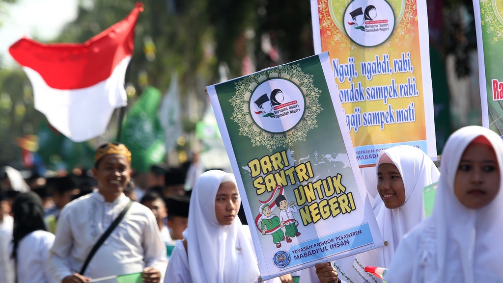 Peringatan Hari Santri 22 Oktober 2019, NU Gelar Khataman Alquran Peringatan Hari Santri 22 Oktober 2019, NU Gelar Khataman Alquran