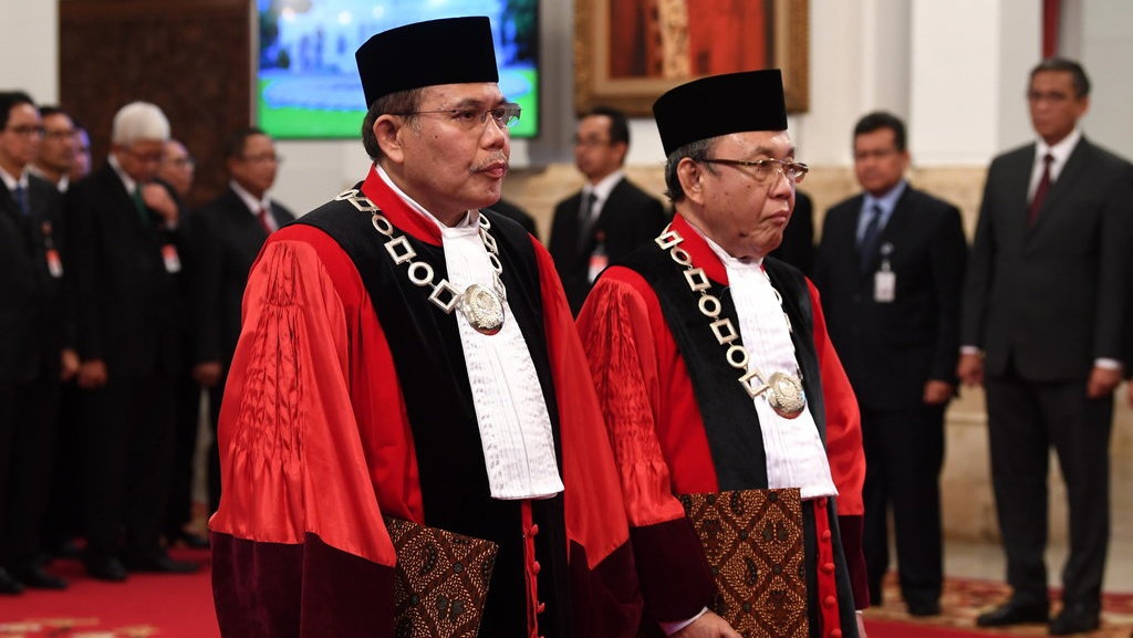 Aswanto Resmi Dilantik sebagai Wakil Ketua MK 2019-2021 Aswanto Resmi Dilantik sebagai Wakil Ketua MK 2019-2021