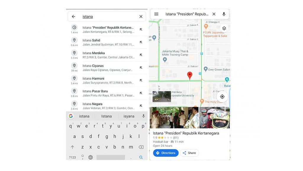 Rumah Prabowo Dinamai Istana Presiden Kertanegara di Google Maps Rumah Prabowo Dinamai Istana Presiden Kertanegara di Google Maps