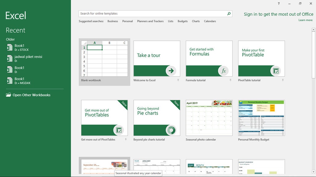 Bagaimana Cara Membuat Workbook dan Fungsinya pada Excel Bagaimana Cara Membuat Workbook dan Fungsinya pada Excel