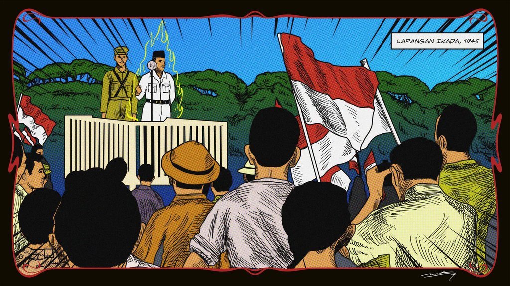 Rapat Raksasa Ikada Digelar di Bawah Ancaman Senjata Jepang Rapat Raksasa Ikada Digelar di Bawah Ancaman Senjata Jepang