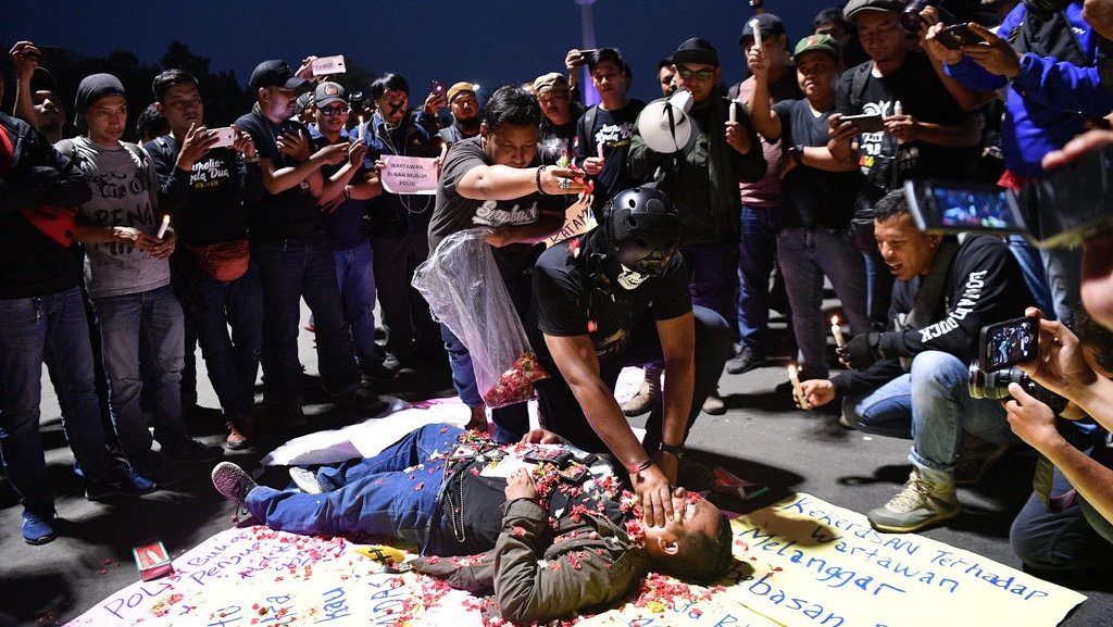 Parade Kekerasan Polisi terhadap Wartawan Sepanjang 2019 Parade Kekerasan Polisi terhadap Wartawan Sepanjang 2019