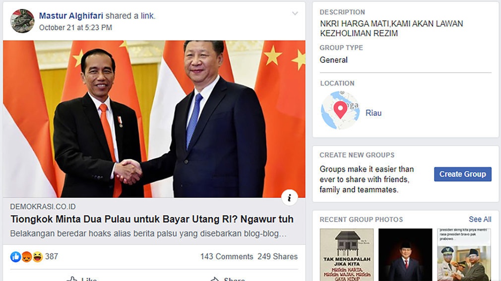 Benarkah Cina Minta Dua Pulau untuk Bayar Utang Indonesia? Benarkah Cina Minta Dua Pulau untuk Bayar Utang Indonesia?