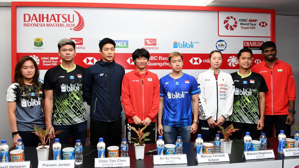 Hasil Drawing Indonesia Masters 2020: Peluang di Sektor Ganda Putra Hasil Drawing Indonesia Masters 2020: Peluang di Sektor Ganda Putra