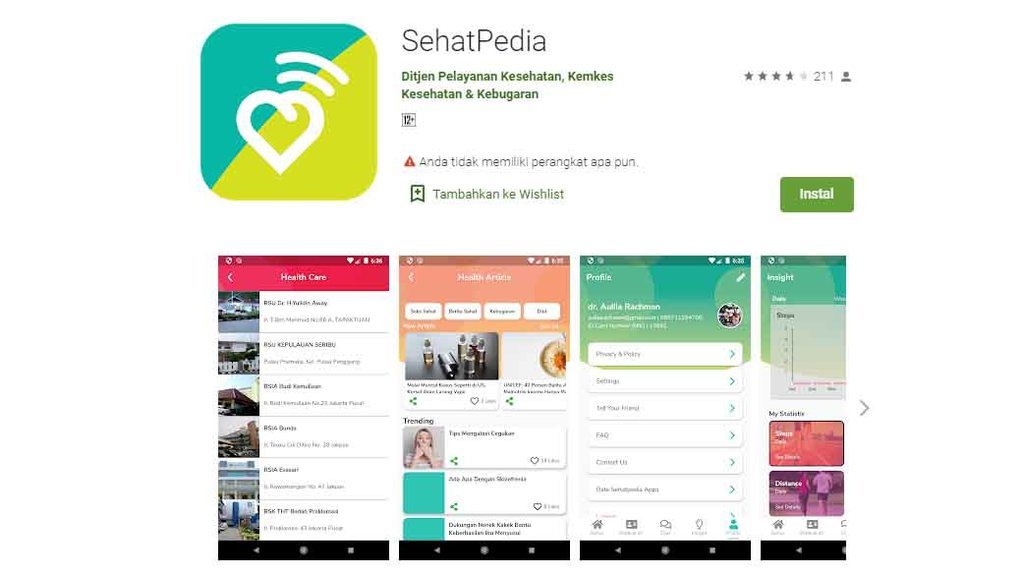 Rekomendasi Aplikasi Kesehatan: Sehat Jiwa Hingga Infokes Mobile Rekomendasi Aplikasi Kesehatan: Sehat Jiwa Hingga Infokes Mobile