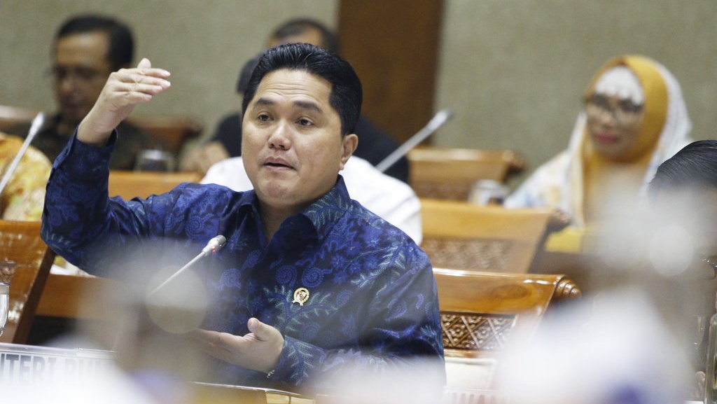 Erick Thohir Perkirakan Setoran Dividen 2021 Bakal Anjlok 75% Erick Thohir Perkirakan Setoran Dividen 2021 Bakal Anjlok 75%