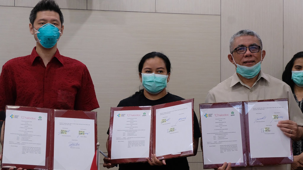 Gojek & Halodoc Gandeng Kemenkes RI Rilis Telemedik Check COVID-19 Gojek & Halodoc Gandeng Kemenkes RI Rilis Telemedik Check COVID-19