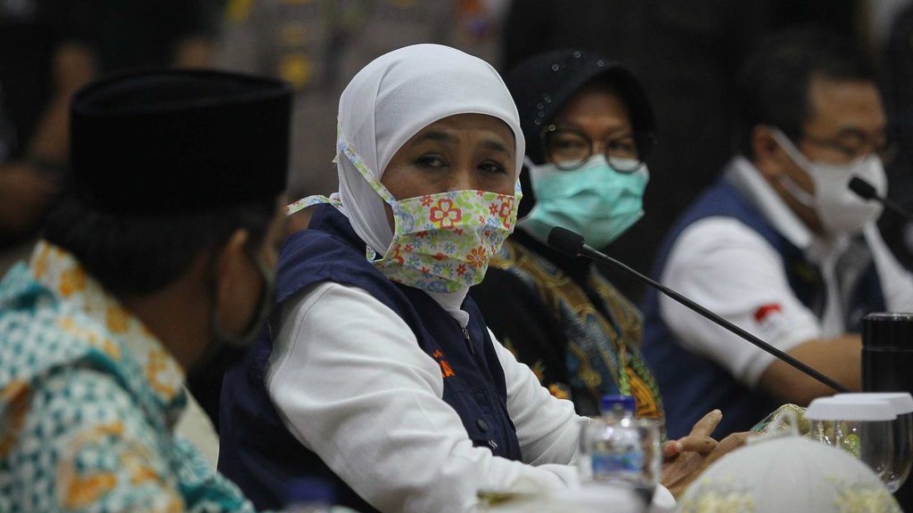 PSBB Surabaya Raya Resmi Diusulkan Khofifah Kepada Menkes Terawan PSBB Surabaya Raya Resmi Diusulkan Khofifah Kepada Menkes Terawan
