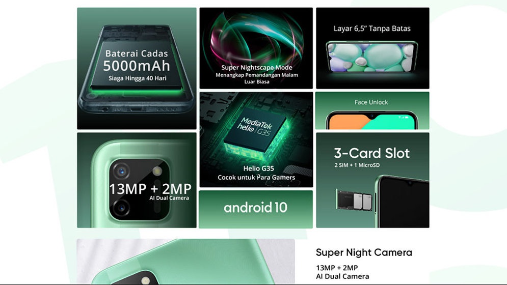 Realme C11: Spesifikasi & Kelebihan Ponsel C Series Desain Premium Realme C11: Spesifikasi & Kelebihan Ponsel C Series Desain Premium