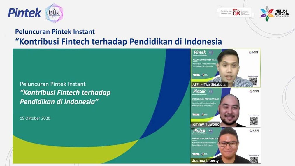 Pintek Rilis Pintek Instant, Pinjaman Online untuk Biaya Pendidikan Pintek Rilis Pintek Instant, Pinjaman Online untuk Biaya Pendidikan