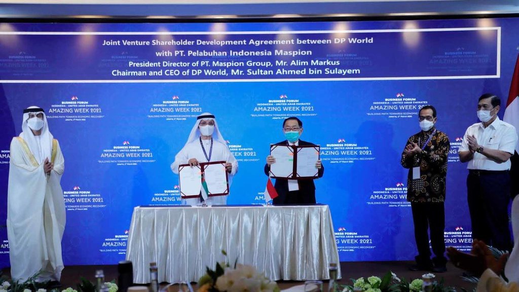 Maspion-DP World Investasi 1,2 M USD Bangun Pelabuhan di Gresik Maspion-DP World Investasi 1,2 M USD Bangun Pelabuhan di Gresik