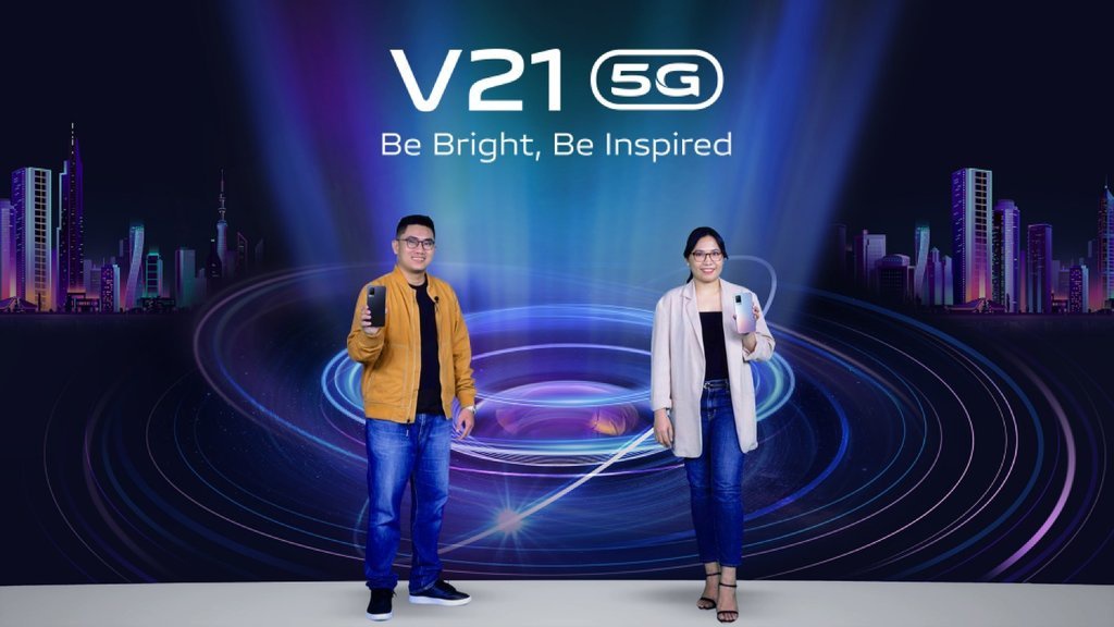 Vivo V21 5G Resmi Diluncurkan di Indonesia, Dibanderol Rp5,8 Juta Vivo V21 5G Resmi Diluncurkan di Indonesia, Dibanderol Rp5,8 Juta