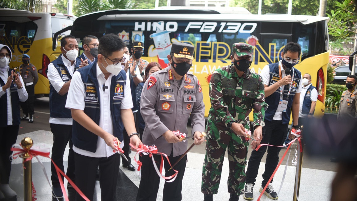 Kadin Indonesia Luncurkan Mobil Vaksinasi Keliling Kadin Indonesia Luncurkan Mobil Vaksinasi Keliling