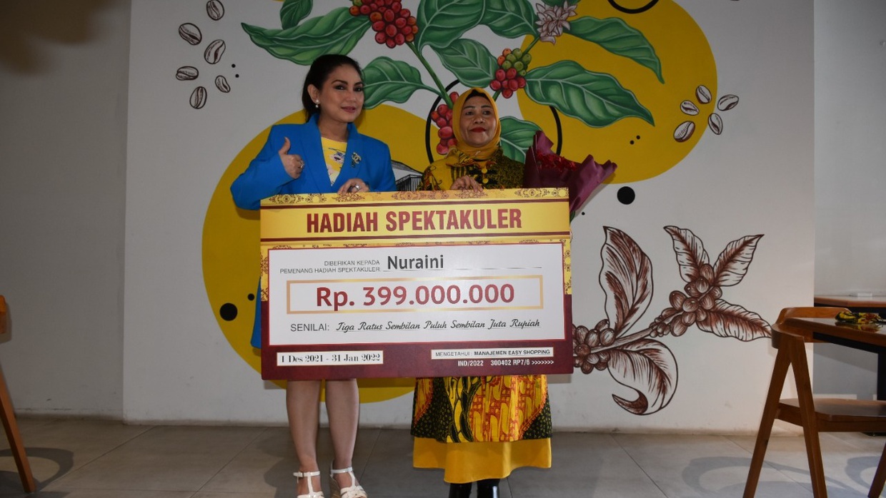 Easy Shopping Berikan Hadiah 399 Juta Rupiah Easy Shopping Berikan Hadiah 399 Juta Rupiah