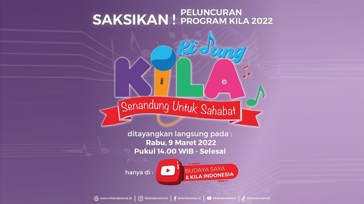 Daftar Lomba Menyanyi Anak KILA 2022 9 Maret-15 Mei: Cara & Syarat Daftar Lomba Menyanyi Anak KILA 2022 9 Maret-15 Mei: Cara & Syarat
