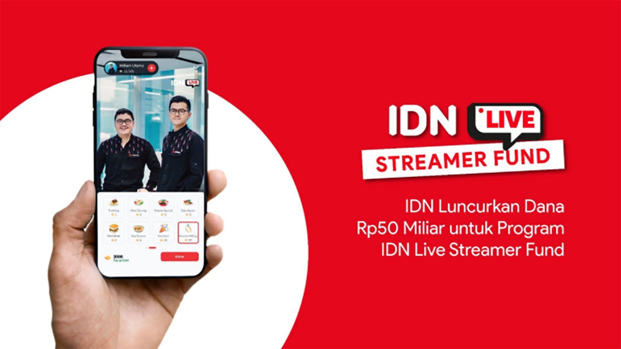 IDN Kucurkan Rp50 Miliar untuk Program IDN Live Streamer Fund IDN Kucurkan Rp50 Miliar untuk Program IDN Live Streamer Fund
