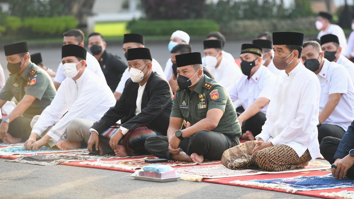 Lebaran 2022, Presiden Jokowi & Wapres Ma'ruf Halalbihalal Online Lebaran 2022, Presiden Jokowi & Wapres Ma'ruf Halalbihalal Online