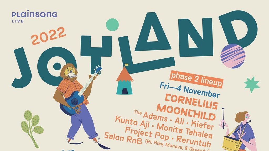 Line Up Joyland Festival 4-6 November 2022 di GBK Field Jakarta Line Up Joyland Festival 4-6 November 2022 di GBK Field Jakarta