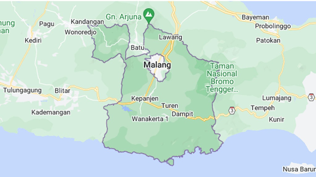 Profil Kabupaten Malang: Letak Wilayah, Kondisi Alam dan Peta Profil Kabupaten Malang: Letak Wilayah, Kondisi Alam dan Peta