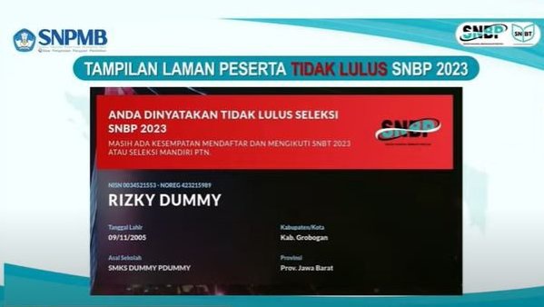 Nomor Pendaftaran SNBP 2023 yang Mana untuk Cek Pengumuman Hasil Nomor Pendaftaran SNBP 2023 yang Mana untuk Cek Pengumuman Hasil
