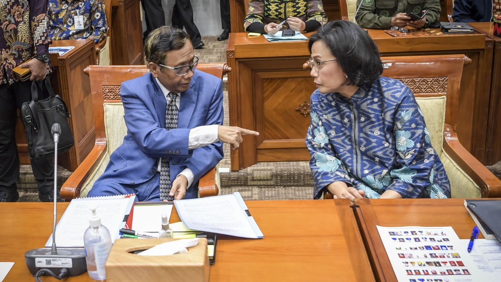 Mahfud MD sebut Naskah RUU Perampasan Aset Sudah di Meja Jokowi Mahfud MD sebut Naskah RUU Perampasan Aset Sudah di Meja Jokowi