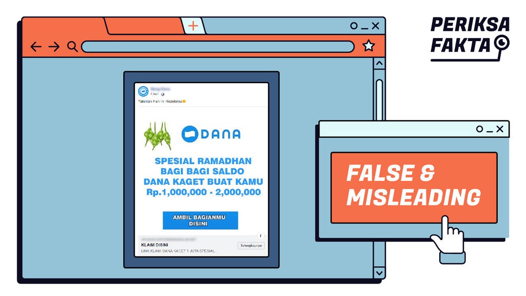 Hoaks Bagi-bagi Saldo DANA Spesial Ramadhan Hoaks Bagi-bagi Saldo DANA Spesial Ramadhan