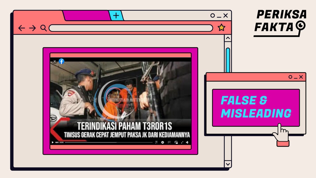 Tidak Benar Jusuf Kalla Ditangkap Aparat karena Mendanai Teroris Tidak Benar Jusuf Kalla Ditangkap Aparat karena Mendanai Teroris