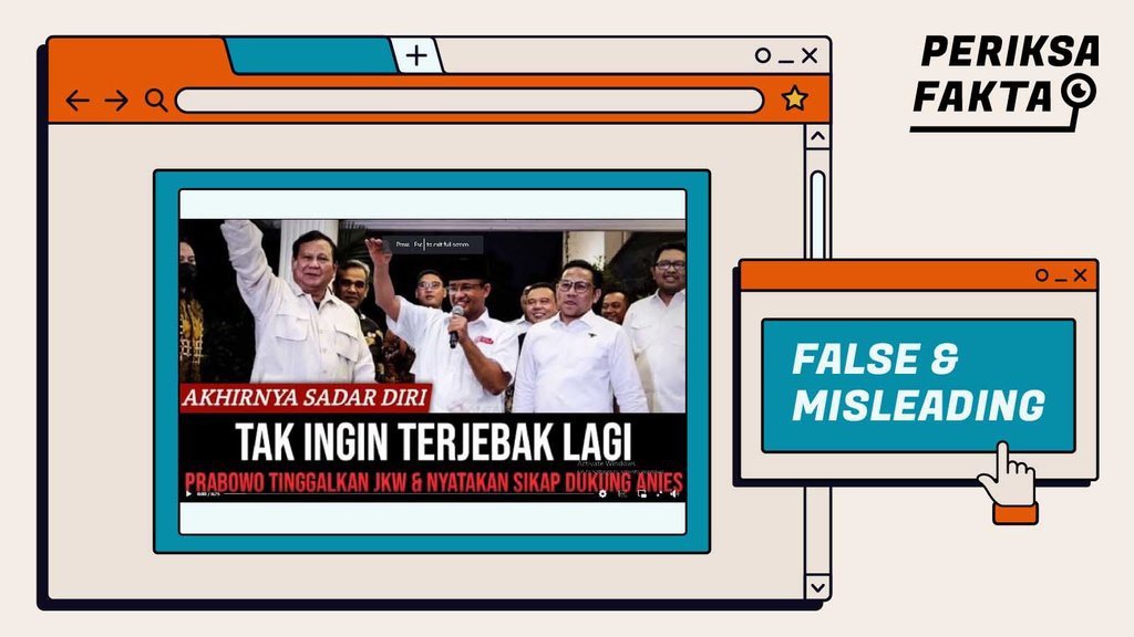 Prabowo Menyatakan Sikap Dukung Anies di Pilpres 2024, Benarkah? Prabowo Menyatakan Sikap Dukung Anies di Pilpres 2024, Benarkah?