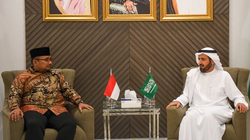 Bertemu Menteri Haji Saudi, Menag Yaqut Ungkap Masalah di Armina Bertemu Menteri Haji Saudi, Menag Yaqut Ungkap Masalah di Armina