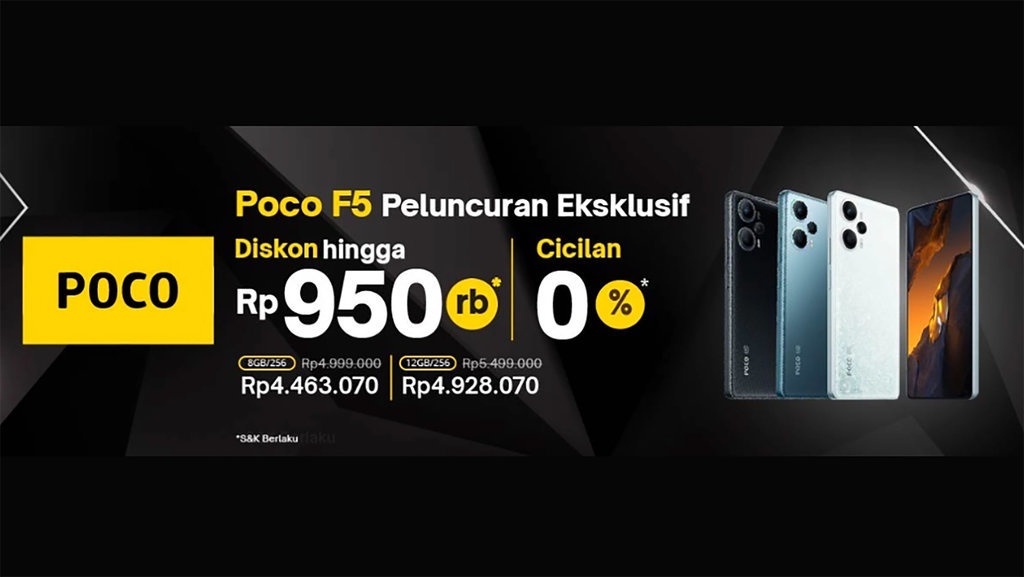 Spesifikasi dan Harga POCO F5: Rilis Eksklusif di Tokopedia Spesifikasi dan Harga POCO F5: Rilis Eksklusif di Tokopedia