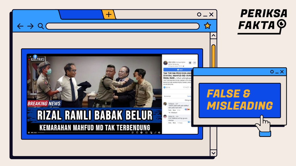 Tidak Benar Mahfud MD Murka ke Rizal Ramli karena Hina Jokowi Tidak Benar Mahfud MD Murka ke Rizal Ramli karena Hina Jokowi