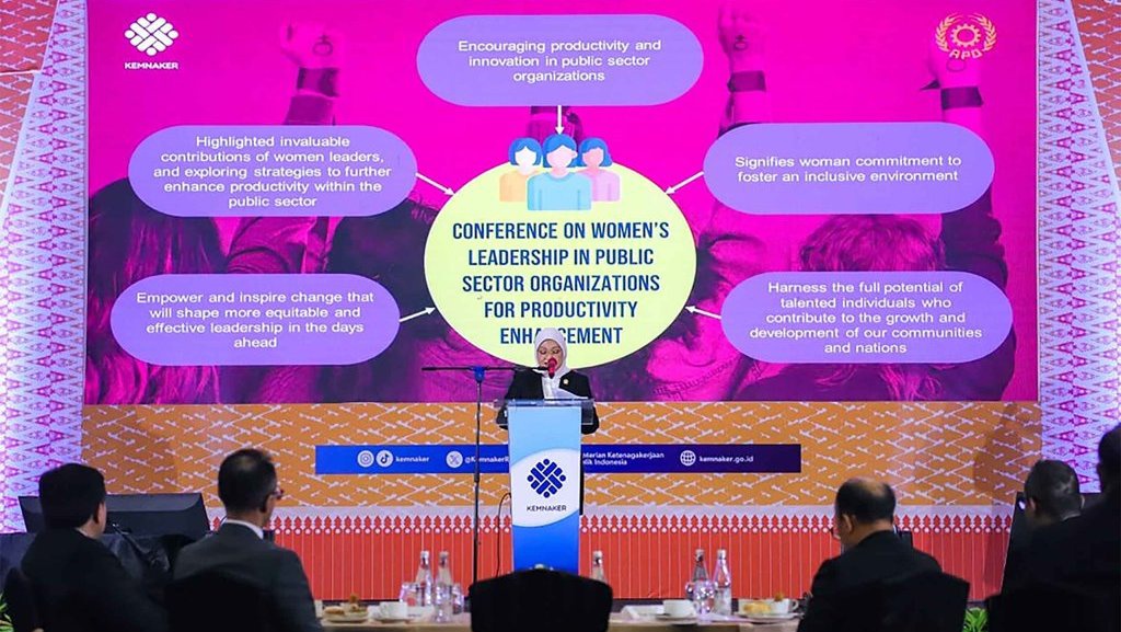 Menaker Buka Konferensi Kepemimpinan Perempuan di Jakarta Menaker Buka Konferensi Kepemimpinan Perempuan di Jakarta