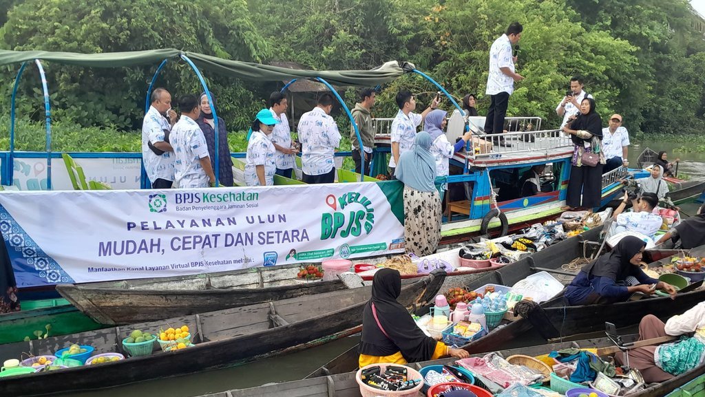 BPJS Keliling Bantu Warga Kalimantan Selatan Akses Layanan JKN BPJS Keliling Bantu Warga Kalimantan Selatan Akses Layanan JKN