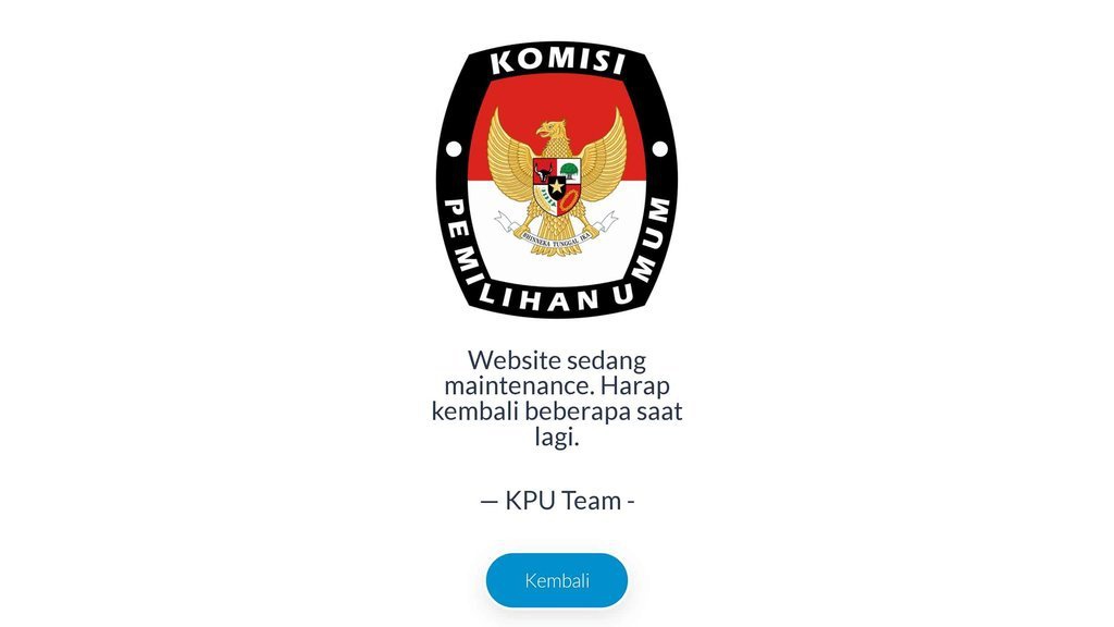 KPU Jelaskan Alasan Penyebab Situs 'Sidalih' Tidak Bisa Diakses KPU Jelaskan Alasan Penyebab Situs 'Sidalih' Tidak Bisa Diakses