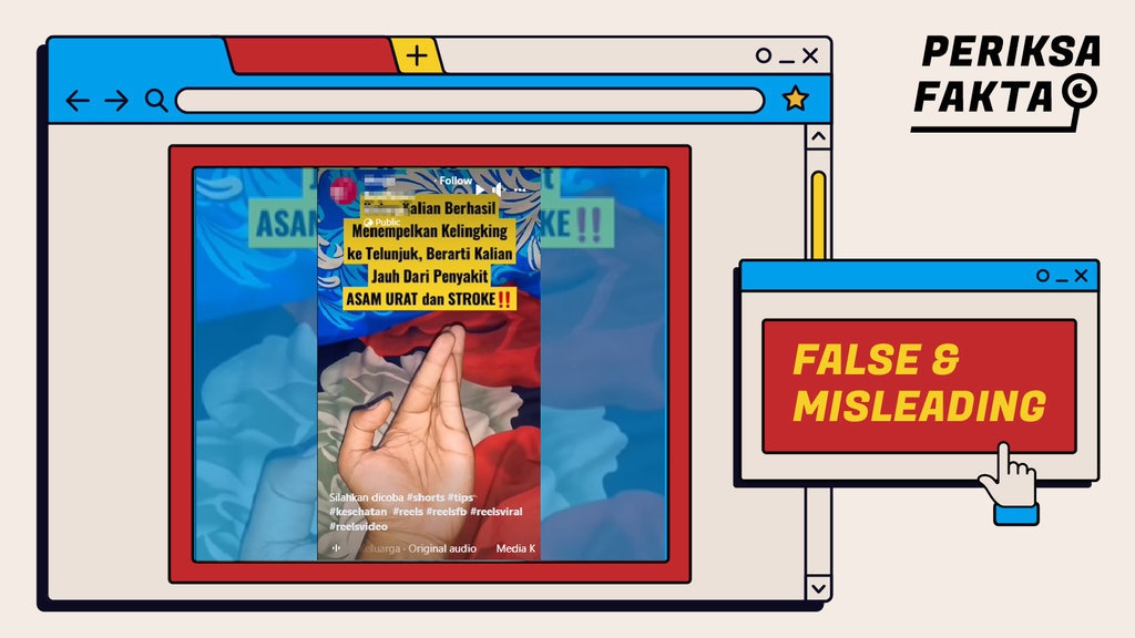 Deteksi Asam Urat dan Stroke Bisa Menggunakan Jari, Hoaks/Fakta? Deteksi Asam Urat dan Stroke Bisa Menggunakan Jari, Hoaks/Fakta?